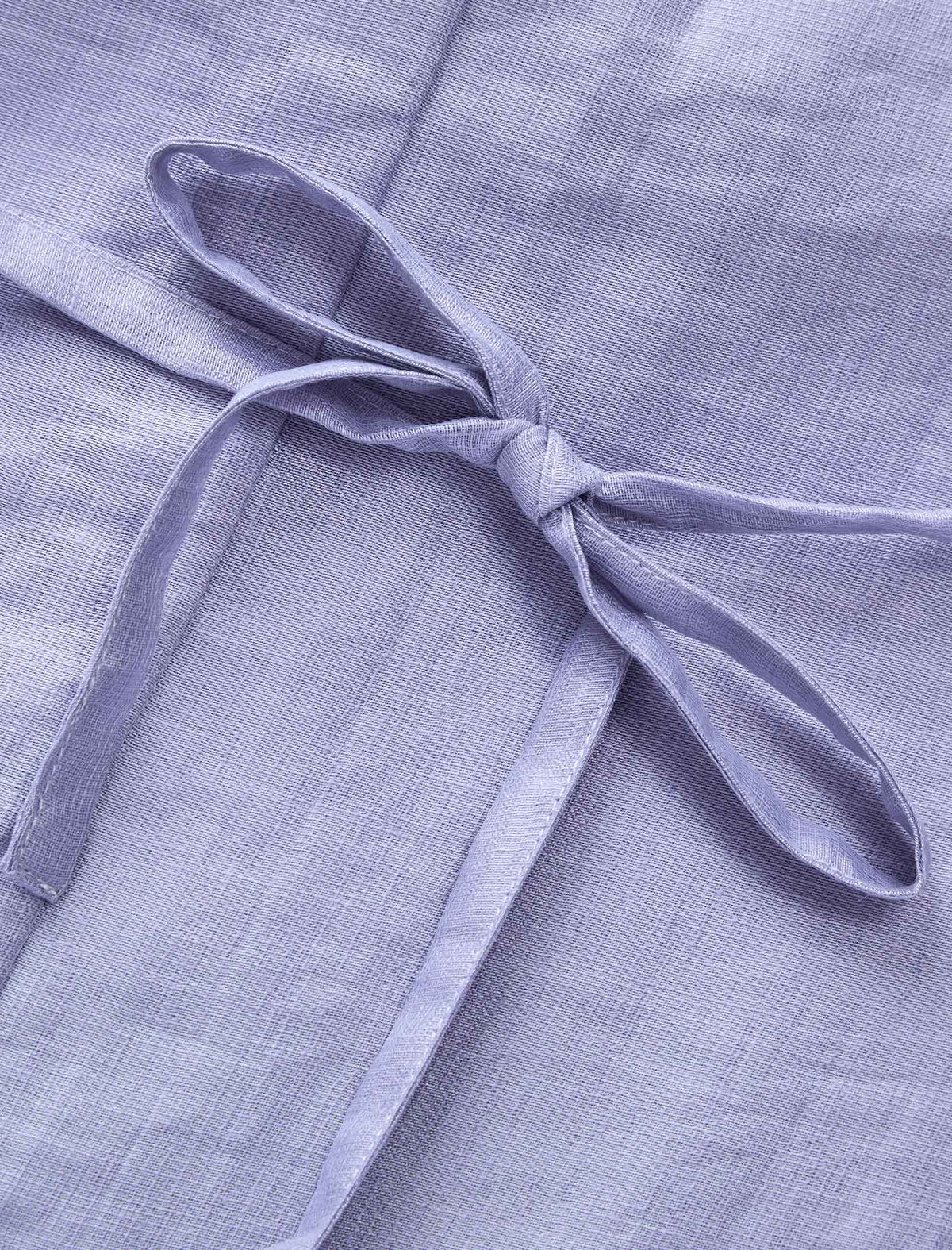 Tencel Linen Blend Belted Midi Dress