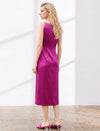 Black Boat Neck Sleeveless Midi Dress