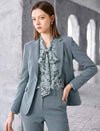 Single-Breasted Tailored Blazer