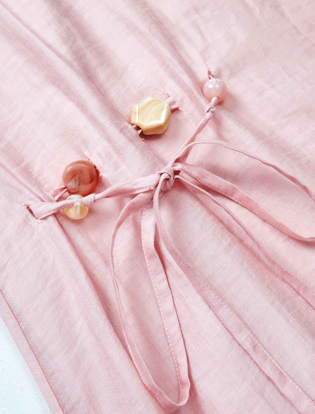 Tencel Linen Blend Belted Midi Dress