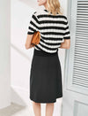 Elegant Workwear A-Line Skirt