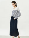 Striped Loose Pullover Knit Sweater