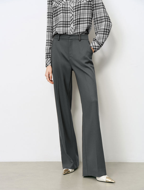 Straight Leg Suit Pants