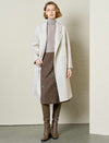 100% Australian Superfine Wool Double-Breasted Coat