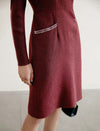 Classic Plaid Fitted Dress