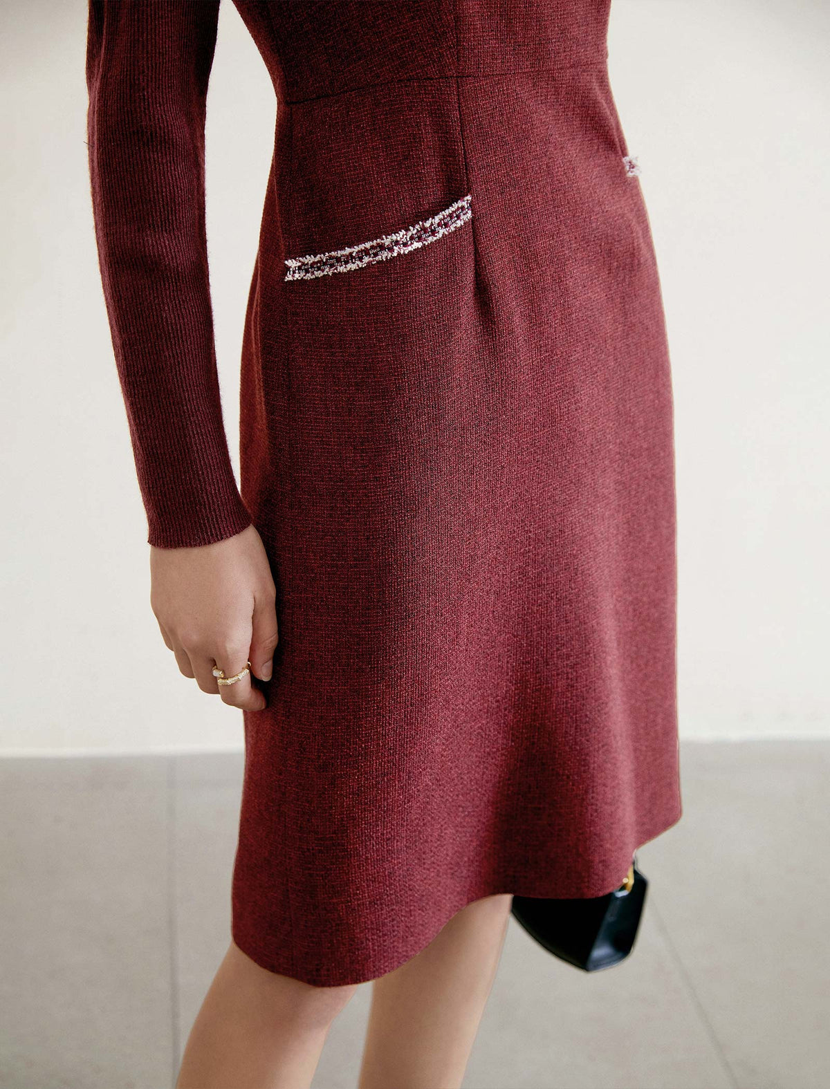 Classic Plaid Fitted Dress