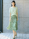 Mint Green Sequin Embellished Knit Top