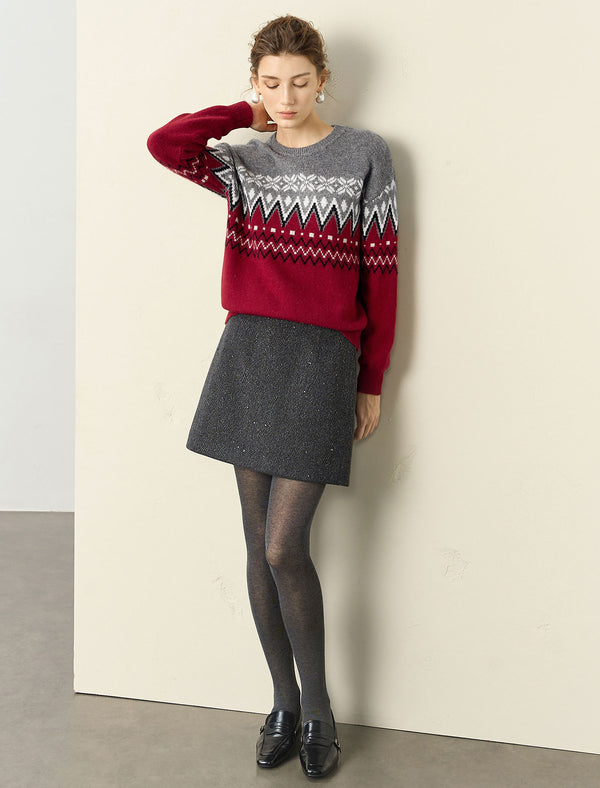 Fair Isle Wool-Blend Sweater