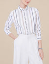 Striped Button-Down Shirt