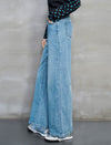 Light Wash High Rise Wide Leg Jeans
