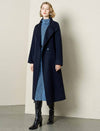 Wool-Alpaca Blend Self-Tie Wrap Coat