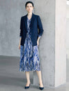 Notched Lapel Single Button Tailored Blazer