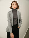 Wool Blend Pocket Blazer