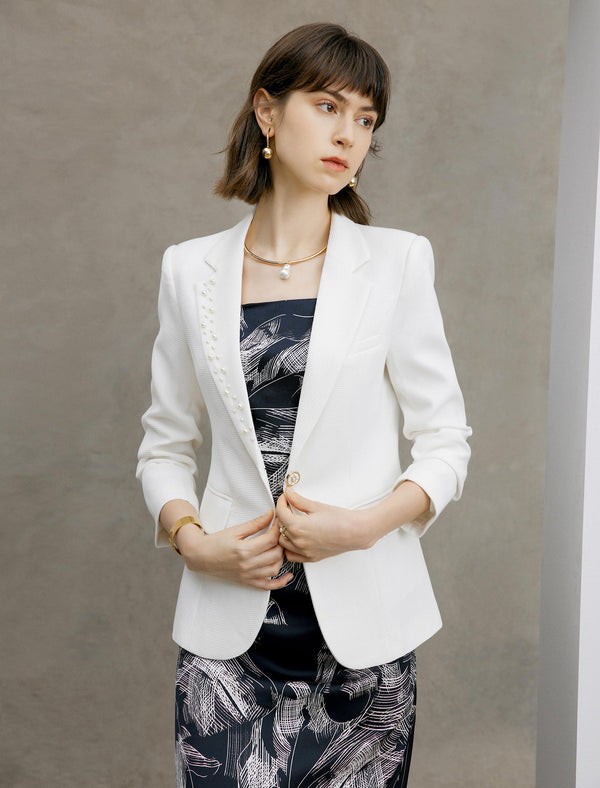 Black Professional Slim Fit Blazer