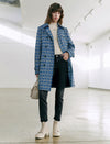 Collared Double-Breasted Belted Relaxed Trench Coat
