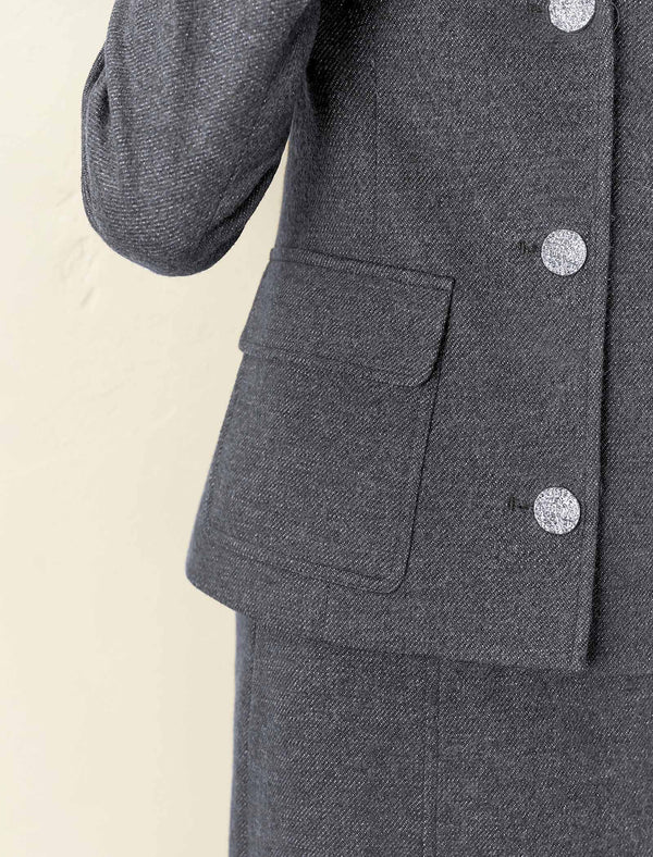 Wool Blend Blazer