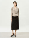 V-Neck Lace Detail Cardigan