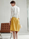 Lace Crew Neck Long Sleeve Top