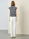 Beige Wide-Leg Pants