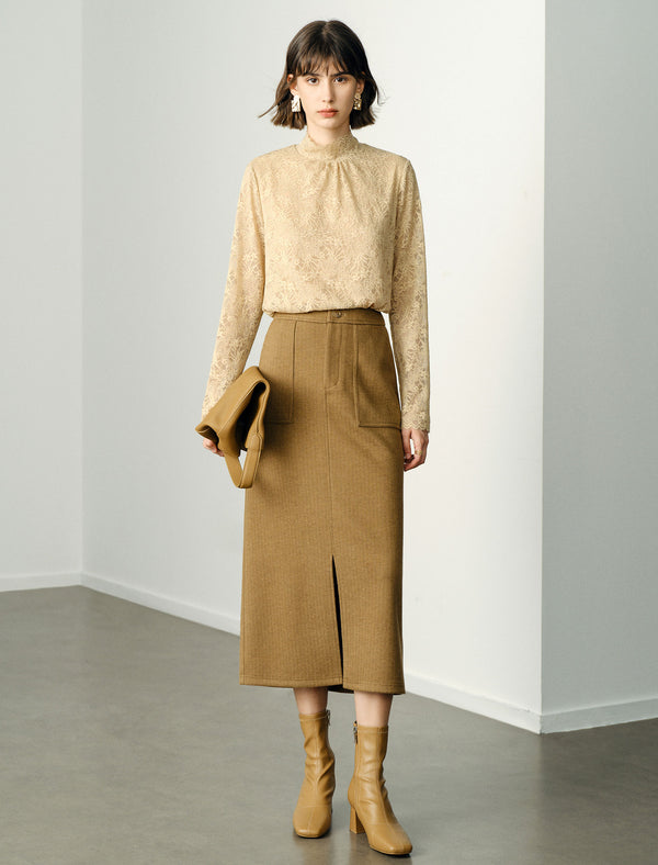 Lace Blouse with Timeless Elegance