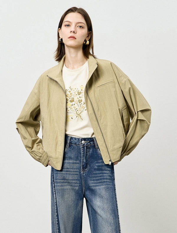 Minimalist Lapel Loose Short Jacket