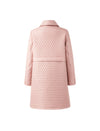 Collared Button-Front Padded Coat