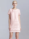 Color-Block Short Sleeve Dress