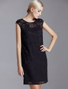 Crew Neck Chiffon Relaxed Straight Dress