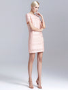 Color-Block Short Sleeve Dress