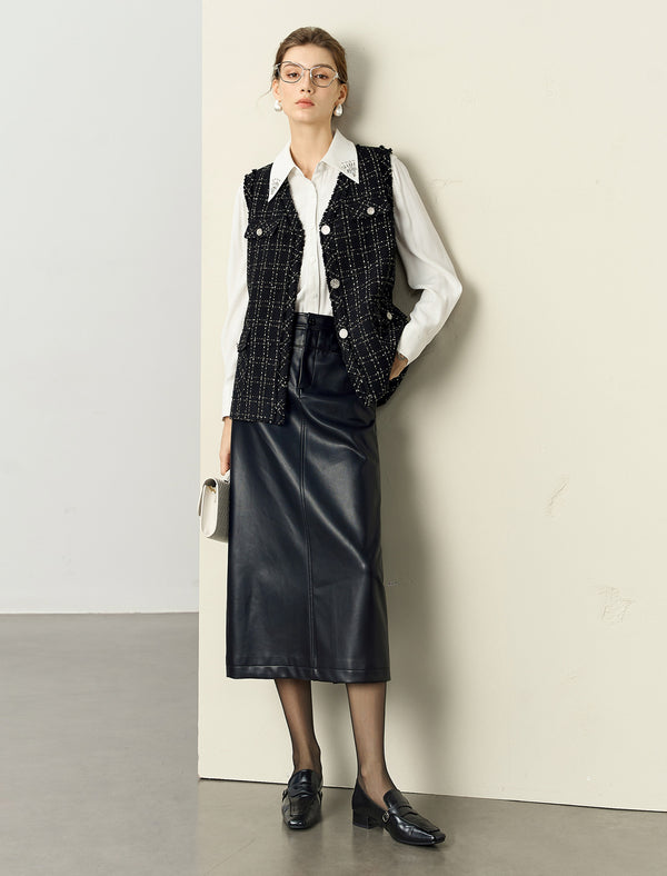 Embellished Collar Button-Down Shirt