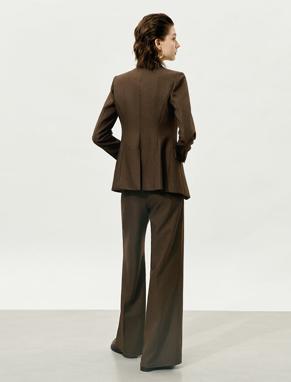 Coffee Classic Suit Jacket