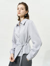 Tencel Wrap-Tie Shirt