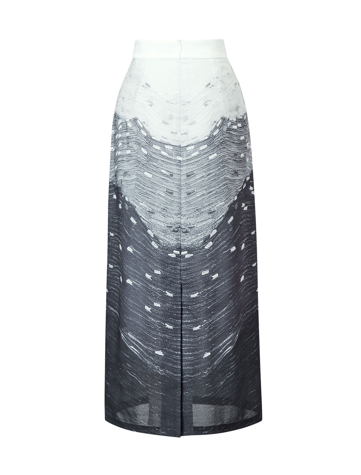 The Starry Night High-Waist Midi Skirt