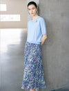Bow Detail Embellished Neckline Knit Top