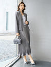 Light Grey Satin V-Neck Camisole