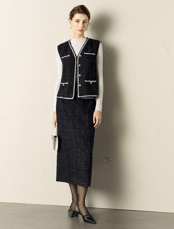 Vintage Knit Sleeveless Vest Top