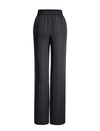Side-Stripe Drawstring Straight Leg Pants