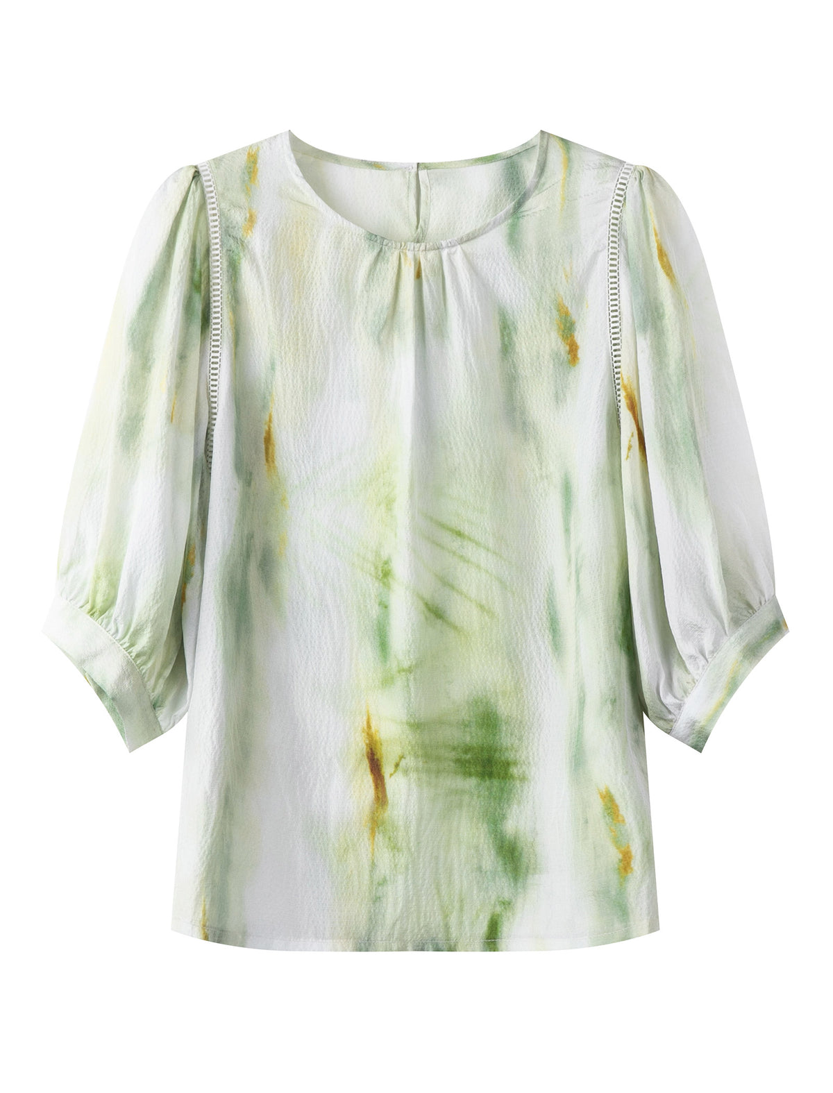 100% Mulberry Silk Watercolor Top