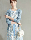Floral Lace Sleeveless Midi Dress
