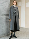 100% Wool Notched Lapel Overcoat