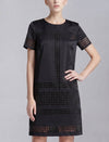 Color-Block Short Sleeve Dress
