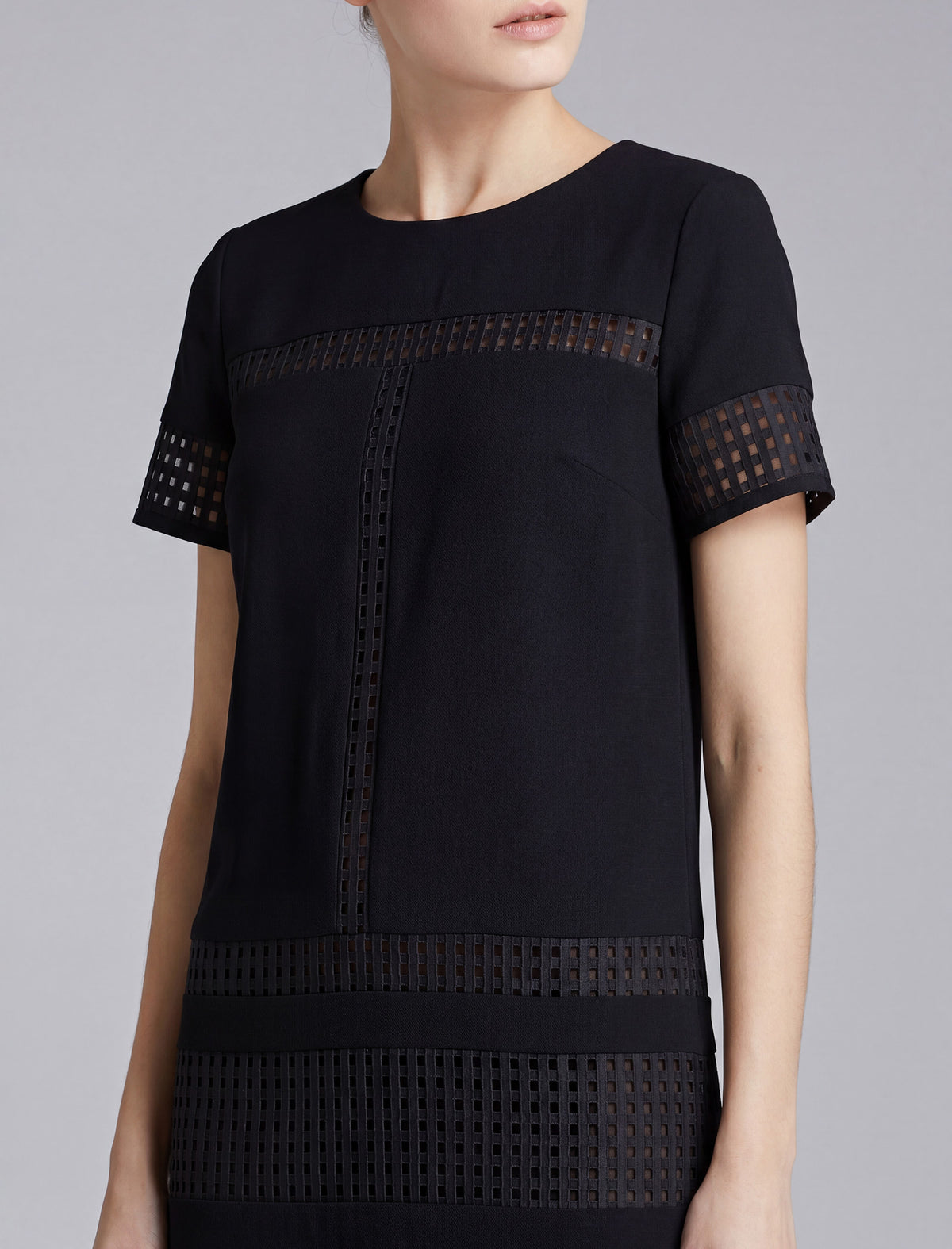 Color-Block Short Sleeve Dress