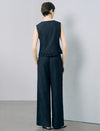 Dark Denim Wide Leg Pants