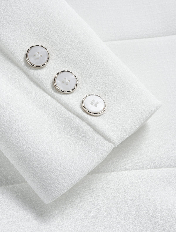 Black Structured Minimalist Professional Blazer