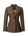 Coffee Classic Suit Jacket