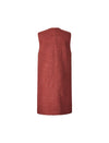 Wool Blend Sleeveless Midi Vest Dress