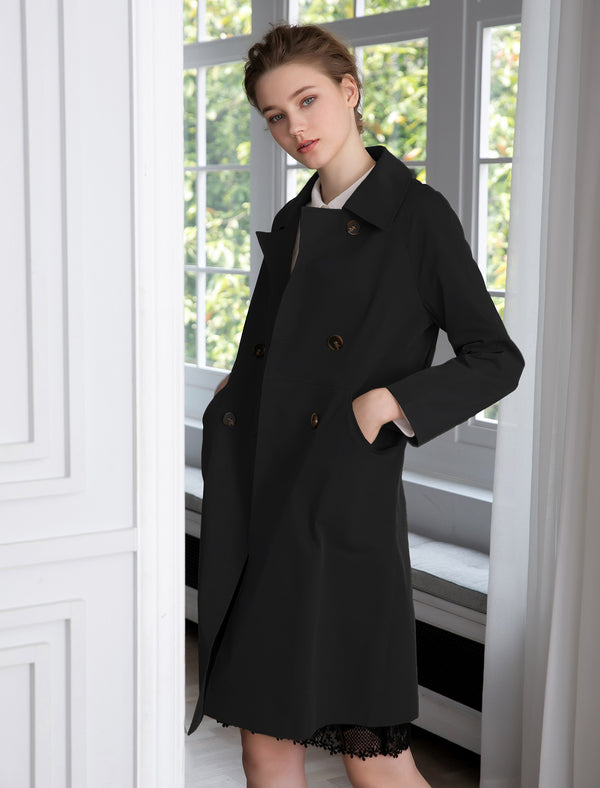 Double-Breasted Trench Coat