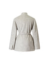 Wool Blend Relaxed Mid-Length Coat