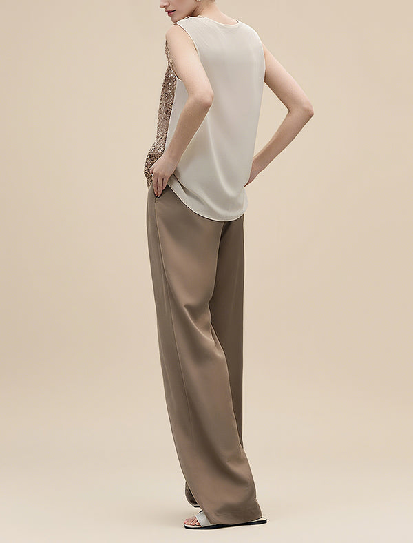 Sequin Sleeveless Top