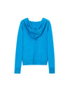 Wool Blend Hooded V-Neck Relaxed Sweater